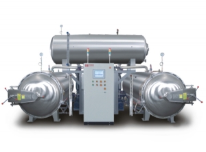 TRIPLE TYPE WATER IMMERSION TYPE HIGH TEMPERATURE AND PRESSURE STERILIZER